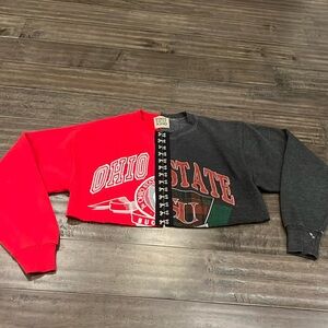 Vintage ohio state cropped sweatshirt new